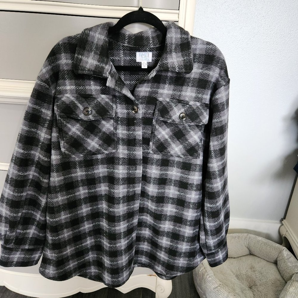 Button up shacket